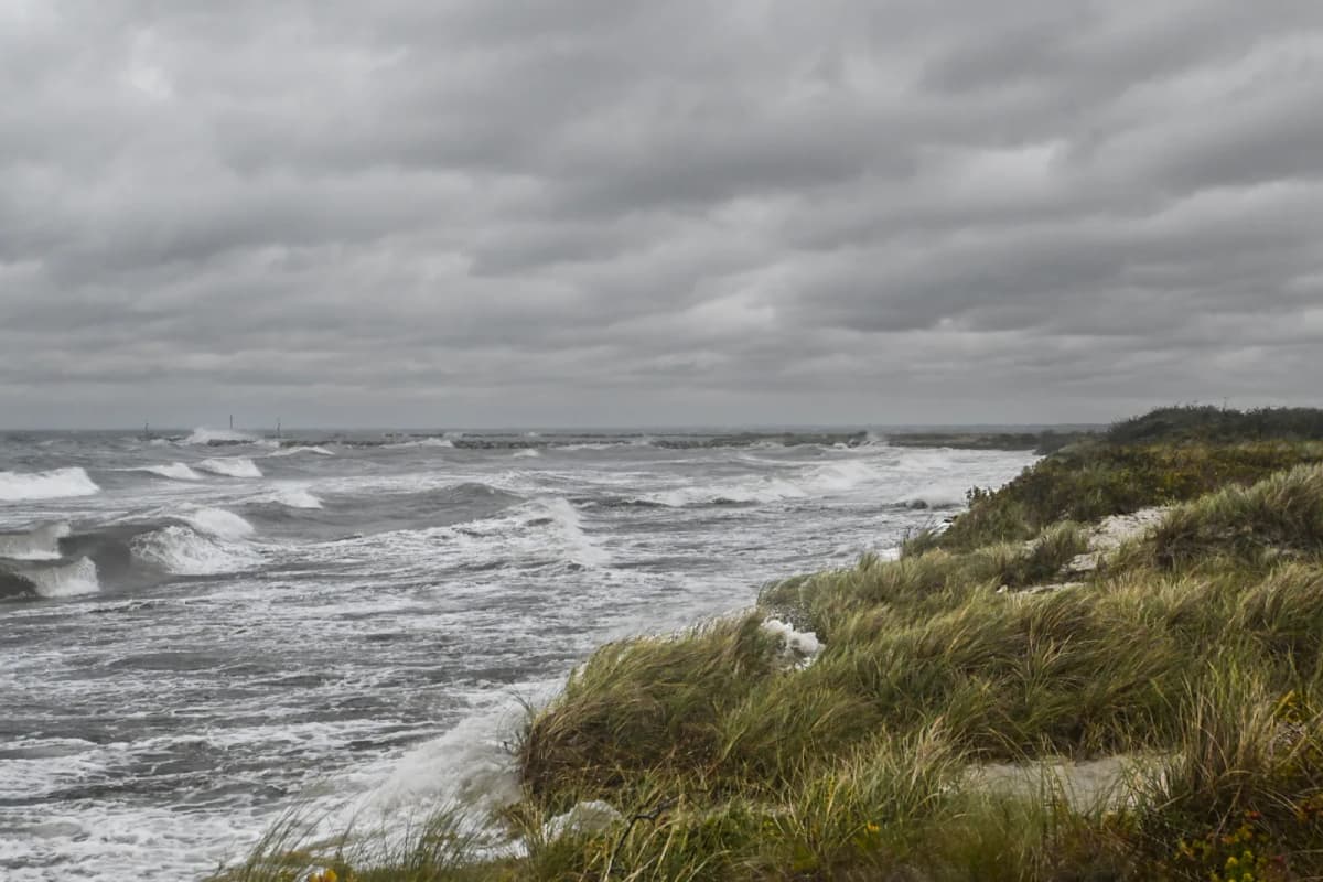 Storm ved Vestkysten
