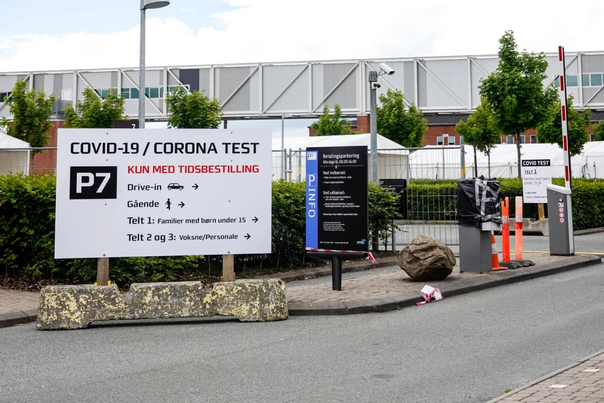 Corona test telt