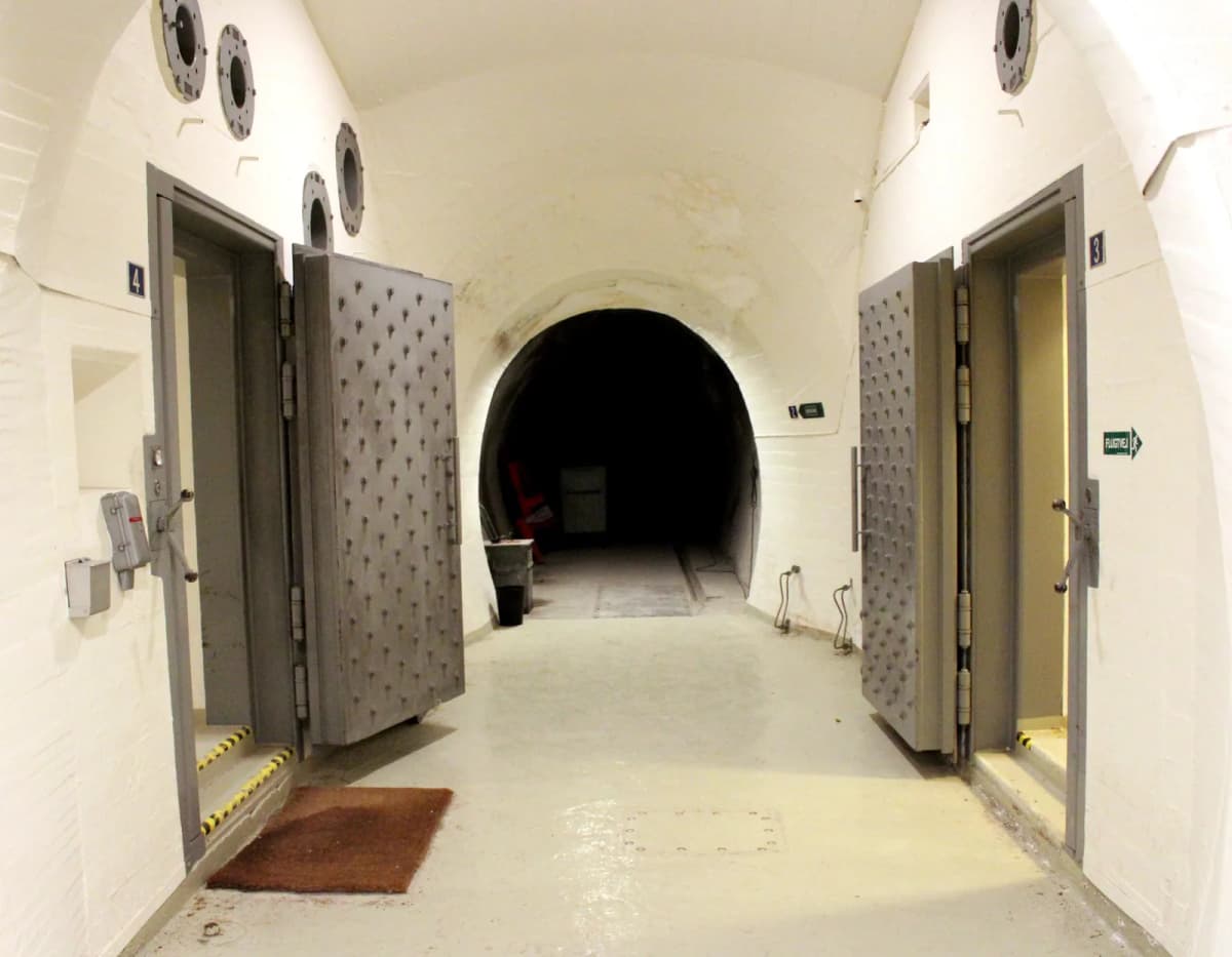 Billedet fra atombunkeren Regan Vest